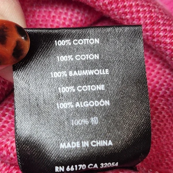 Lazy Oaf Heart Sweater Women's XS Pink Red Striped Y2K Style‎ Knit Cotton - Picture 6 of 6